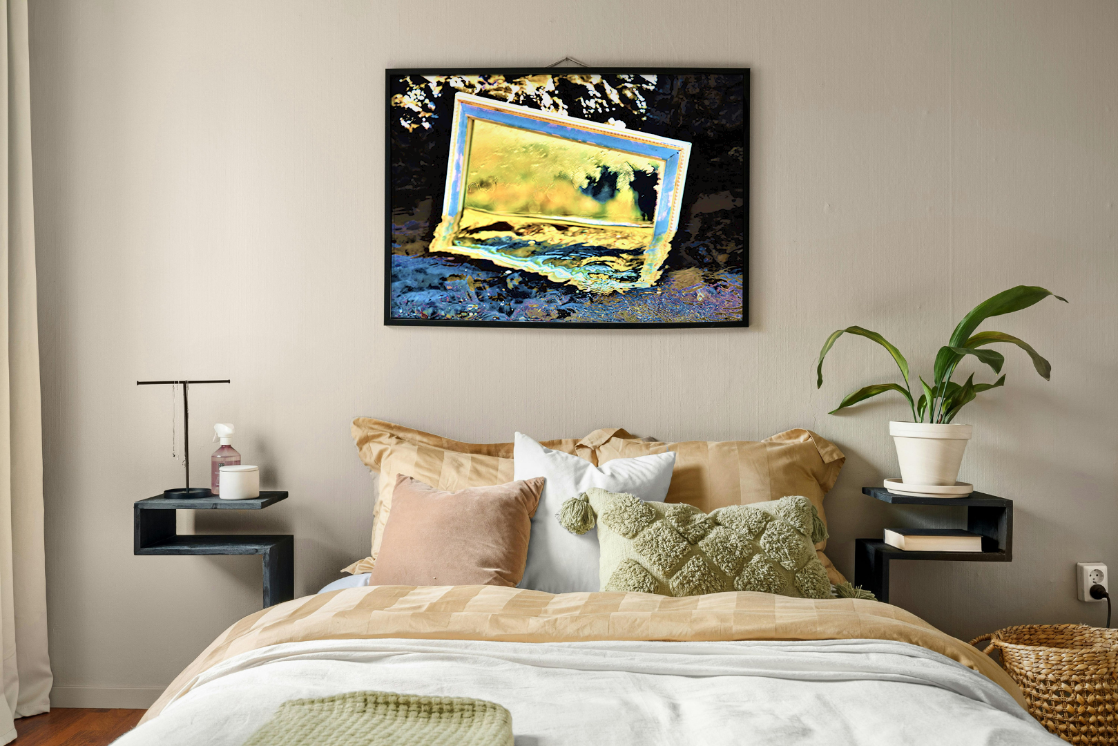 Portal of Golden Light original abstract contextualised office art modern decor photo print by Blair Montague Drake